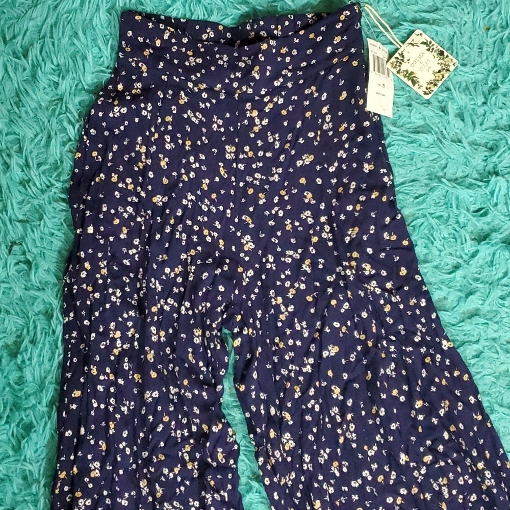 Chelsea & Violet Girls Floral Pants NWT